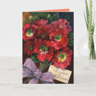 tarjeta de cumpleaños vintage