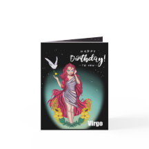 Tarjeta de cumpleaños Virgo Horoscope
