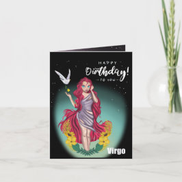 Tarjeta de cumpleaños Virgo Horoscope