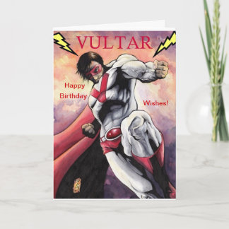 Tarjeta de cumpleaños Vultar