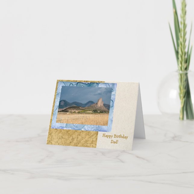 Tarjeta de cumpleaños Western Ranch para papá (Anverso)