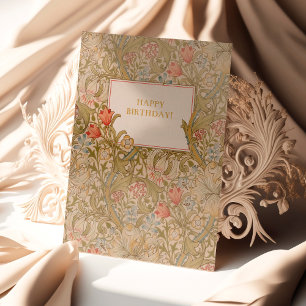 Tarjeta de cumpleaños William Morris Strawberry Th
