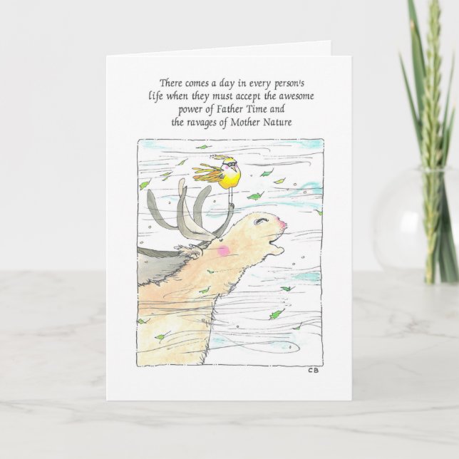 Tarjeta de cumpleaños "Windy" (Anverso)