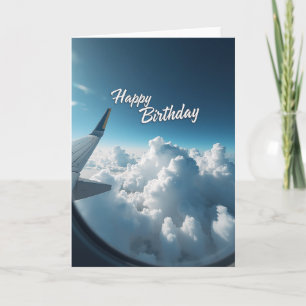 Tarjeta de cumpleaños Winged Sky