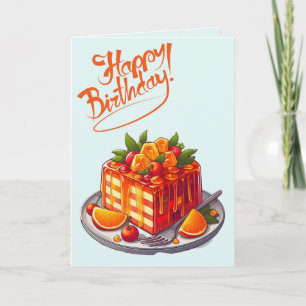 Tarjeta de cumpleaños y página de color Deseos de 