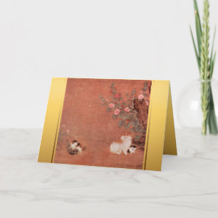 Tarjeta de cumpleaños Zodiac para gato vietnamita 