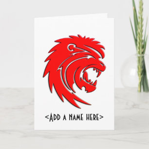 Tarjeta de cumpleaños Zodiac para Leo (julio... - 