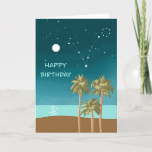 Tarjeta de cumpleaños Zodiac - PISCES