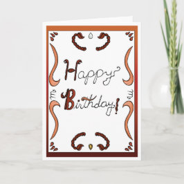 Tarjeta de cumpleaños Zodiac Scorpio
