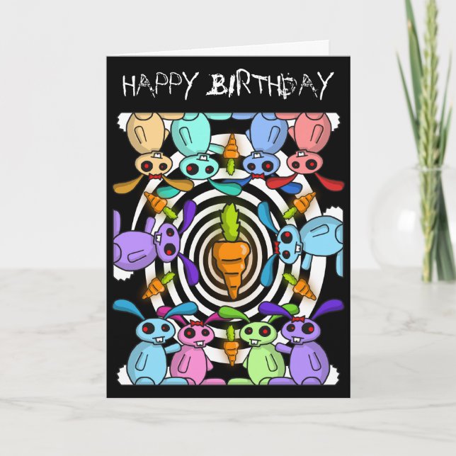 Tarjeta de cumpleaños Zombunz (Anverso)