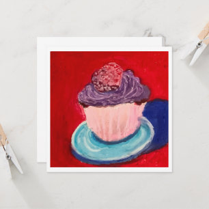 Tarjeta de Cupcake Adorable