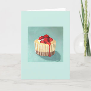 Tarjeta de Cupcake de Cereza