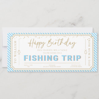 Tarjeta de cupón de regalo de cumpleaños para viaj