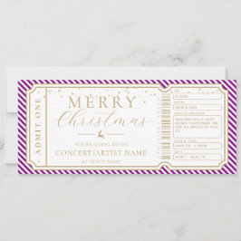 Tarjeta de cupón de regalo para boletos de conejo