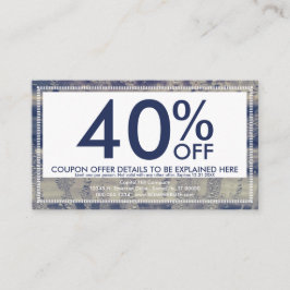 tarjeta de cupón de ventanilla de invierno