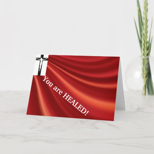 Tarjeta de curación cristiana (Anverso)