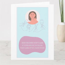 Tarjeta de Cute Besties Galentine