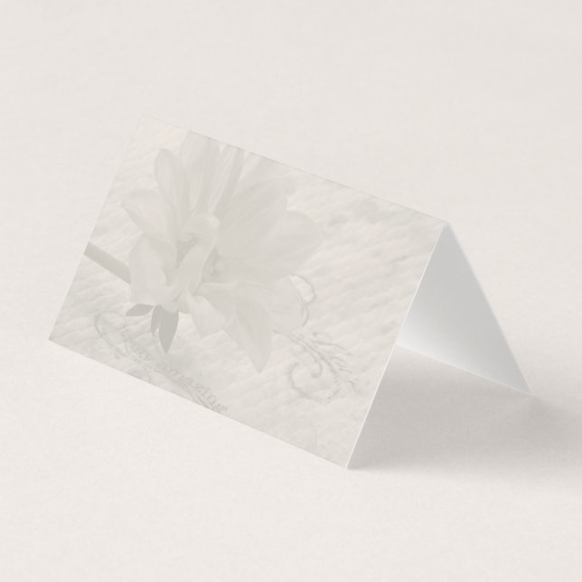 Tarjeta de Dahlia verdaderamente asombrosa (Anverso)