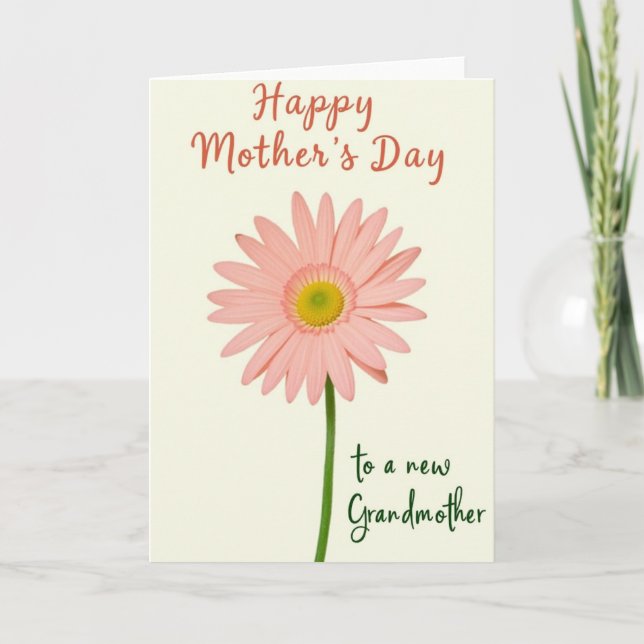 Tarjeta de Daisy Rosa Sonrojado (Anverso)