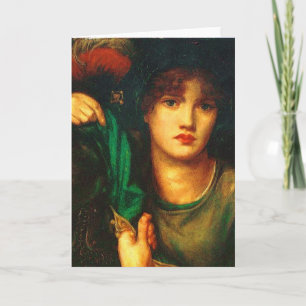 Tarjeta de Dante Gabriel Rossetti Greensleeves