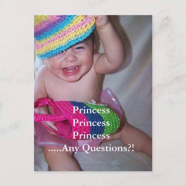 tarjeta de datos de princesa (Anverso)