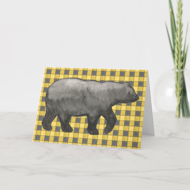 Tarjeta de débito amarilla y negra de la tela (Anverso)