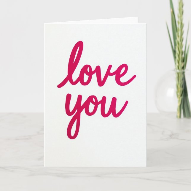 Tarjeta de Declaración Audaz de Amor (Anverso)