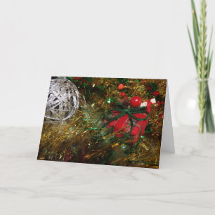 Tarjeta de decoración de navidades