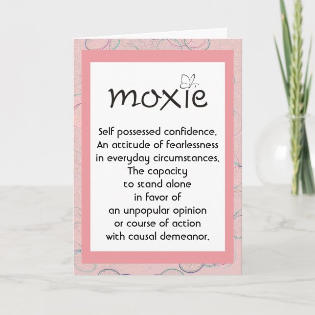 Tarjeta de definición Moxie (Anverso)