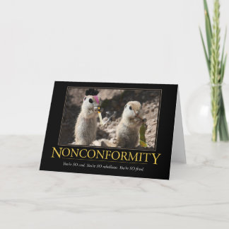 Tarjeta de Demotivación: No Conformidad