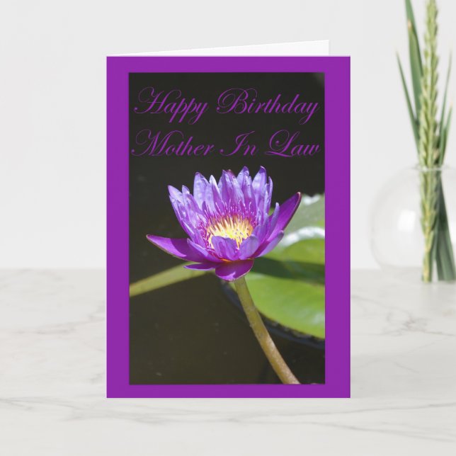 Tarjeta De Derecho Materna De Cumpleaños (Anverso)