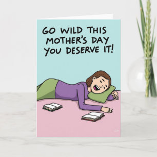 Tarjeta de descanso del Día de las Madres