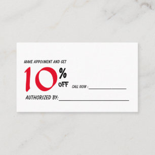 tarjeta de descuento