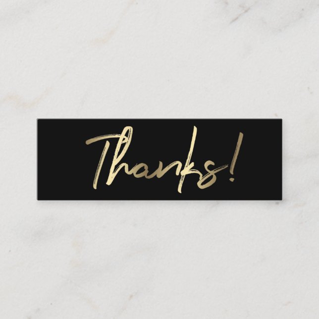 tarjeta de descuento de agradecimiento (Anverso)