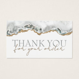 Tarjeta de descuento de agradecimiento de agendas