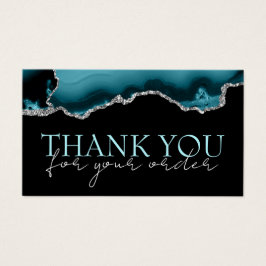 tarjeta de descuento de agradecimiento de la agend