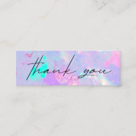 tarjeta de descuento de gema opal púrpura