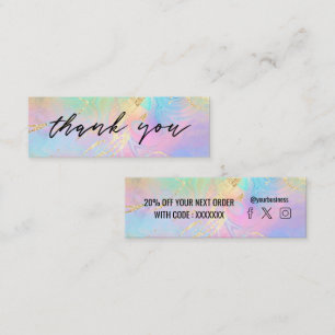 tarjeta de descuento de mármol fluido