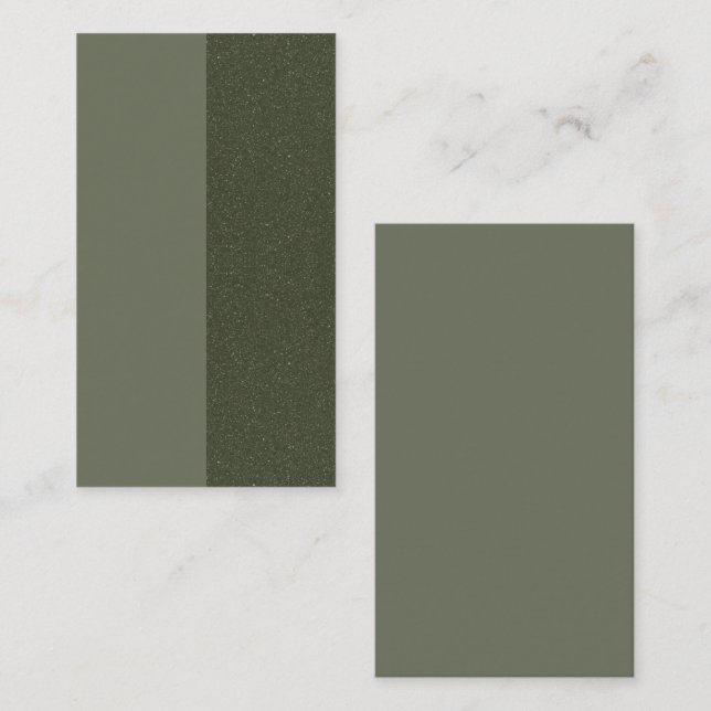 Tarjeta de descuento de promoción verde de Moss te (Anverso / Reverso)