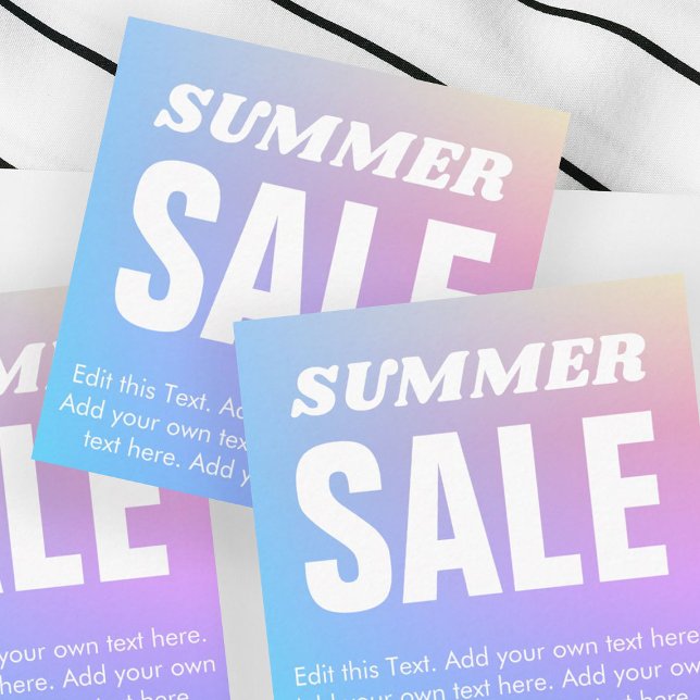 Tarjeta de descuento de venta de gradiente de arco (Subido por el creador)