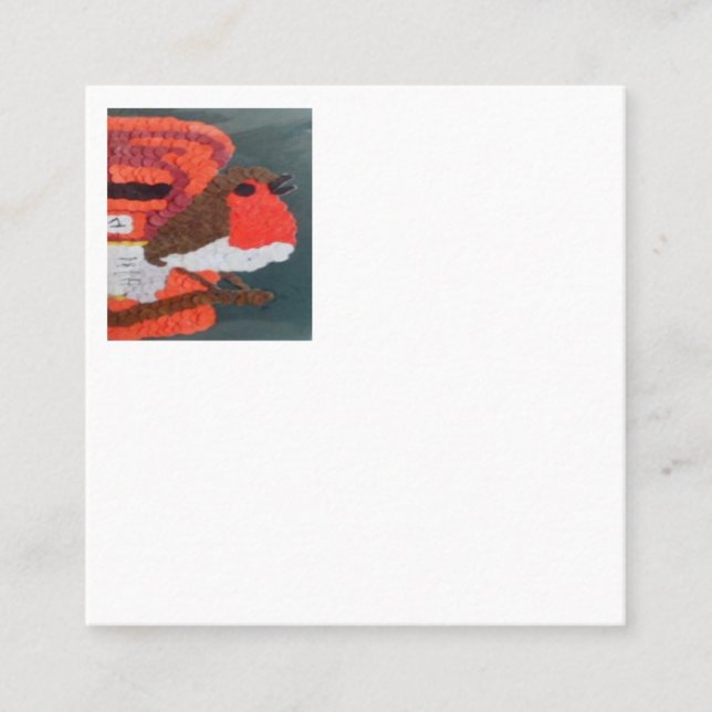 Tarjeta de descuento Dotty Robin Square (Anverso)
