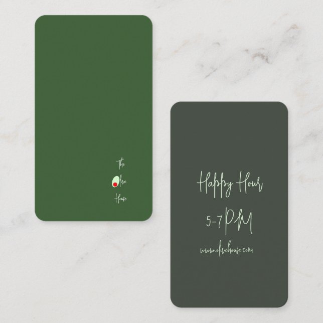 Tarjeta de descuento - Empresa (Anverso / Reverso)