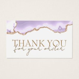 tarjeta de descuento lavender agate gracias