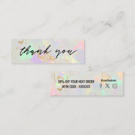 tarjeta de descuento opal gemstone