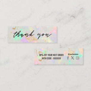tarjeta de descuento opal gemstone