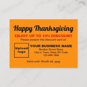 Tarjeta de descuento por color para Naranja de Acc