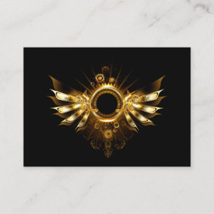 Tarjeta De Descuentos alas de estilo steampunk
