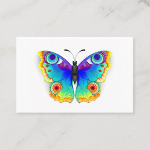 Tarjeta De Descuentos Arcoiris mariposa Peacock Eye