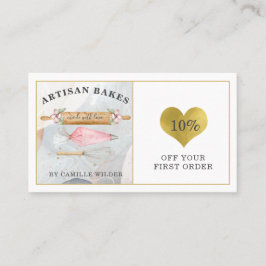Tarjeta De Descuentos Bakery Pastry Chef Baker Discount Card