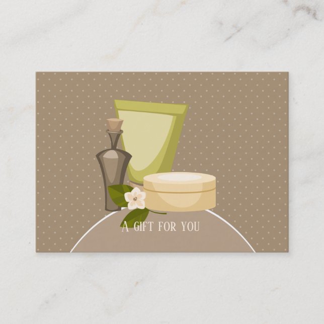Tarjeta De Descuentos Belleza spa - Un regalo para ti (Anverso)